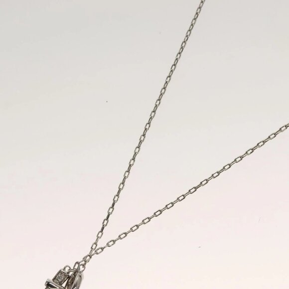Salvatore Ferragamo Gancini Necklace metal Silver Auth - Picture 12 of 16